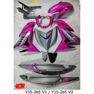 🇻🇳EXCITER HLY COVER SET Y15ZR V1/V2 SNIPER PINK-GREY（SIAP TANAM）
