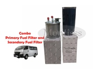 Combo Nissan NV350 Primary Fuel Filter and Nissan NV350 Secondary Fuel Filter (Mahle)