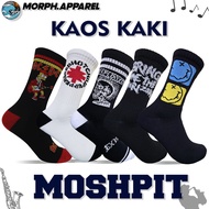 MoshPit Socks - Gigs Motif Socks - Music Band - Morph.Apparel Oldschool Socks Men