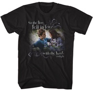 Twilight T Shirt Edward Cullen Lion in Love with Lamb Adult Short Sleeve T Shirts Twilight Movies Gr