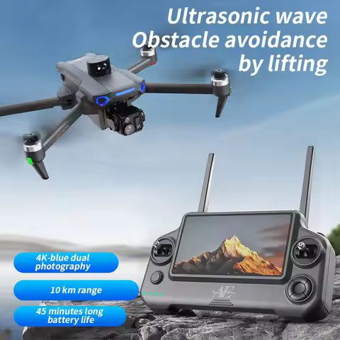 New Ae30 Gps Drone 8k Hd Camera 3 Axes Cardan Wifi Avoid Obstacles Fpv Brushless Touch Screen Remote