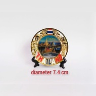 Bangkok fridge magnet Souvenir + holder from Thailand