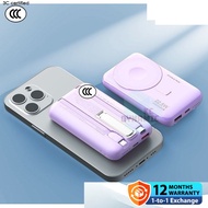 【3C Certified】Pineng PN-701 10000mAh Powerbank 22.5W Fast Charging Power Bank Built-In Cable Pawer B