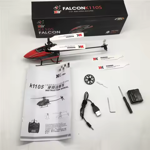 In Stock Wltoys XK K110s RC Helicopter BNF NO Controller 6CH 3D 6G Brushless Support FUTABA S-FHSS X