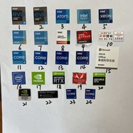 [Sticker 2026] Original 12th Generation core i9 i5 i7 i5 i3 evo Notebook Desktop Computer cpu Sticke