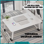Readytock.id Jumbo Folding Study Table, Minimalist, Multipurpose, Aesthetic - Size 120x50 120x40/ 10