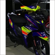 Endoold -Decal stiker Mio M3 Racing Biru Stabilo