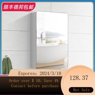 superior productsStainless Steel Rounded Mirror Cabinet Bathroom Cabinet Wall-Mounted Bathroom Mirror Cabinet Storage Ca