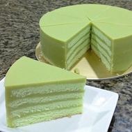 [Cake Kueh] Pandan Kaya Fudge Cake