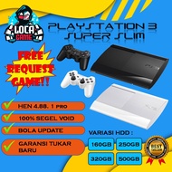 PS3 | PLAYSTATION 3 SUPERSLIM HEN CFW SEGEL VOID 250GB | 320GB | 500GB | 1TB BERGARANS