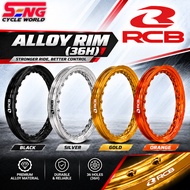 RCB Alloy Rim 36H Motorcycle Alloy Rim 17/18 Inch -Black/Silver/Gold/Orange