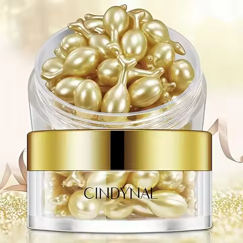5 Boxes of 150Pcs Placenta and Hyaluronic Acid Essence Capsules - Deeply Nourishes and Moisturizes t