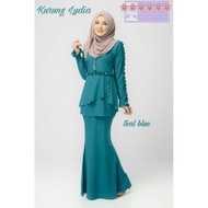 Kurung moden terkini.  Baju raya 2019