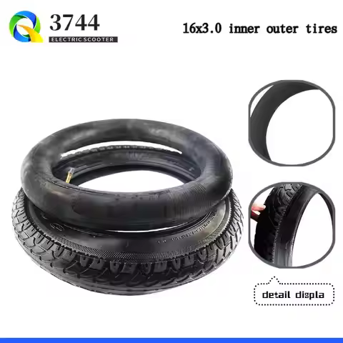 16*3.0 inch Electric Vehicle Tire Tube 16x3.0 Thickened Stab-proof tyre inner tube 16 inch CTS Elect