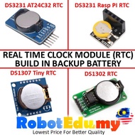 DS1302 DS1307 Tiny RTC Mini DS3231 AT24C32 IIC I2C Precision Real Time Clock Module Battery for Ardu
