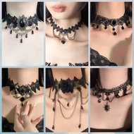 Gothic Retro Black Choker Necklace Choker Necklace for Women Gothic Necklace Vintage Accessories
