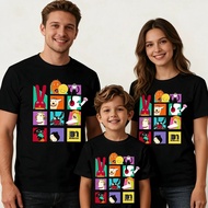 News List _31 Minutos_ Cartoon Printed T-Shirt For Children And Adults With Puppet Pattern Parents A