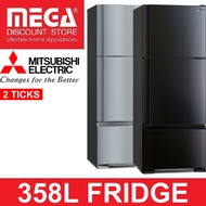 MITSUBISHI MR-V50E2G 448L 3-DOOR FRIDGE (2 TICKS)