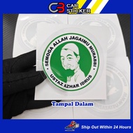 UAI USTAZ AZHAR IDRUS TRAIN STICKER WITHOUT INSIDE