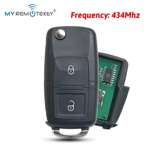 MYREMOTEKEY Remote key 2 button 434Mhz for VW Golf Bora 2003 2004 P/N 1J0 959 753 AG/1J0 959 753CT
