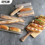 SHOT!! Gold French Baguette Stand Mold Household Commercial Baking Tray Box Long Baking Tool