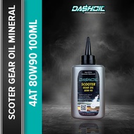 Gear Oil Scooter DashOil 4AT 80W90 Semi Synthetic Base Scooter Gear Oil HONDA, YAMAHA, SYM JET X, , 