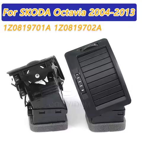 COOYIDOM Black Air Vent Outlet Free Tool For Skoda Octavi MK2 2004 2013 1Z0819701A 1Z0819702A 1ZD 1Z