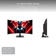 จอเกมมิ่งโค้งขนาด 27 นิ้ว ความละเอียด 2K ที่ 180Hz หรือ 1080P ที่ 300Hz มาพร้อมพาเนล HVA รองรับ HDR1