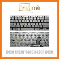 ASUS VivoBook 14 X420 X420F X420FA X420U A420F A420 A420U S420 S420UA P1411F P1411FA US Keyboard Sil
