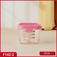 ZOWOKI Baby Food Container Mpasi Tempat Mpasi Kaca Container Mpasi Tahan Panas Bayi Wadah Mpasi Kac