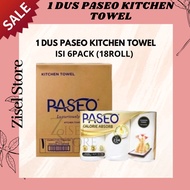 1 CARTON PASEO KITCHEN TOWEL 1 DUS PASEO KITCHEN TISSUE 6PACK 18 ROLL