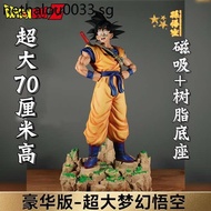 Dragon Ball Figure Fantasy Goku Figure Kacarot Model GK Resin Super Saiyan Big Ornament Gift