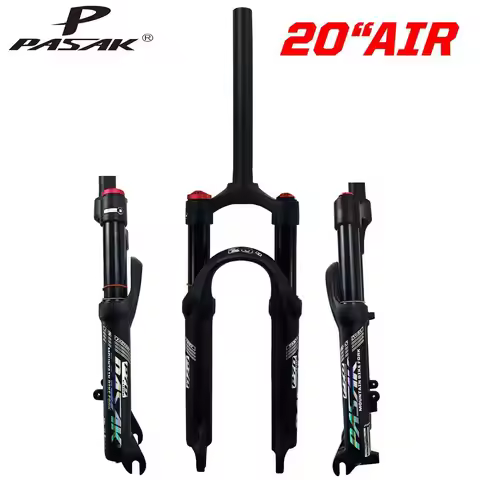 Bicycle front fork 20-inch 24-inch mountain aluminum alloy disc brake 100MM quick-release wire-contr