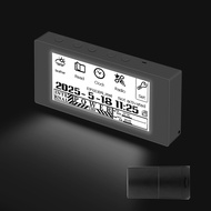 HAMGEEK (White/Black Panel) RW01 Mini E-Ink Reader E-Book Reader for Weather Clock Image Viewing Ala