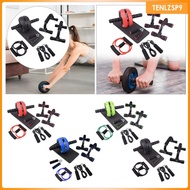 [tenlzsp9] Ab Machine Hand Grip Strengthener Strength Training for Beginners and Advanced Users 5 in 1 Jump Rope Push up Bars