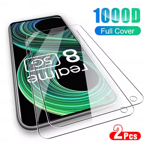 2Pcs Tempered Glass Screen Protector For OPPO Realme 8 5G 4G 8Pro Pro V13 Narzo30 Realme8 HD Protect