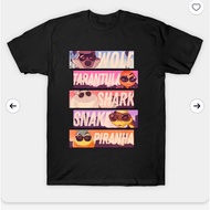 Men's 100% Cotton Round-Neck Short-Sleeve T-Shirt with 【The Bad Guys 2】Anime movie  Print