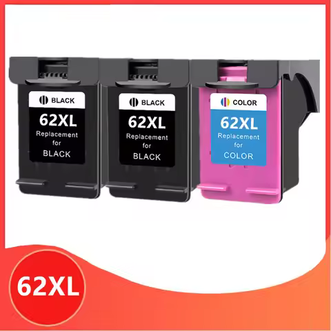 Compatible for 62XL Ink Cartridge for HP62 for HP 62 5640 5660 7640 5540 5544 5545 5546 5548 Officej
