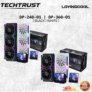 LOVINGCOOL DP-240-01/DP-360-01 4" SCREEN 240MM / 360MM LIQUID COOLING AIO CPU FAN