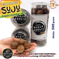 Bawang Hitam Tunggal Lanang 500 Gram Sweet Black Garlic LY Aja Ukuran Sedang Besar Jumbo Super Premium 500 Gr
