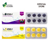 LOZEX Throat And Cough Non-Medicated Lozenges Strips (8 Lozenges)