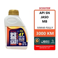 MIZU 4T Motorcycle Oil 1L Fully Synthetic Ester SAE 10W40 API SN JASO MB