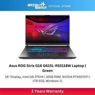 ASUS ROG Strix G16 G615L-RS5118W Gaming Laptop - 16"/U9-275HX/32GB/1TB SSD/RTX5070TI/Win11