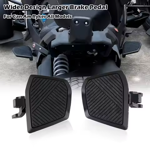 Black Plus Larger Rest Pedal For Can-Am Ryker All Models