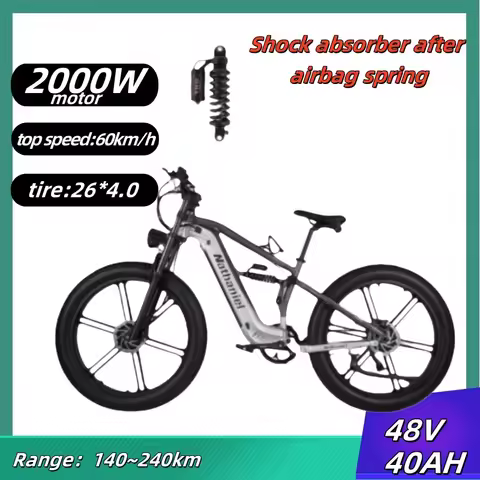 Nathaniel SYR09 Electric bicycle 2000W motor 48V40Ah battery electric bike 26inch tire Shock absorbe