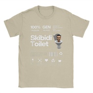 Unique Skibidi Toilet Ohio T-Shirt Sigma Rizz Gyatt Novelty Ladies Fashion Soft Material Comfortable