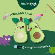 HugSmart : Crazy Catcher – Avocado Pack (Cat Toys)