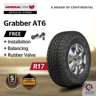General Tire Grabber AT6 R17 265/65 285/65 (with installation)