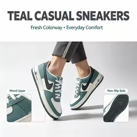 Nike Limited Edition Women's Air Force 1 Lv8 3 (Gs) Sports Low-Top Casual Sneakers Skateboard Shoes 