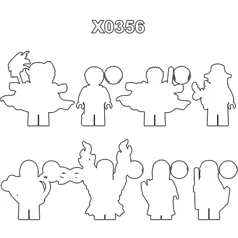 Cartoon movie TV Anime models Action Figures X0356 XH2062 XH2063 XH2064 XH2065 XH2066 XH2067 XH2068 
